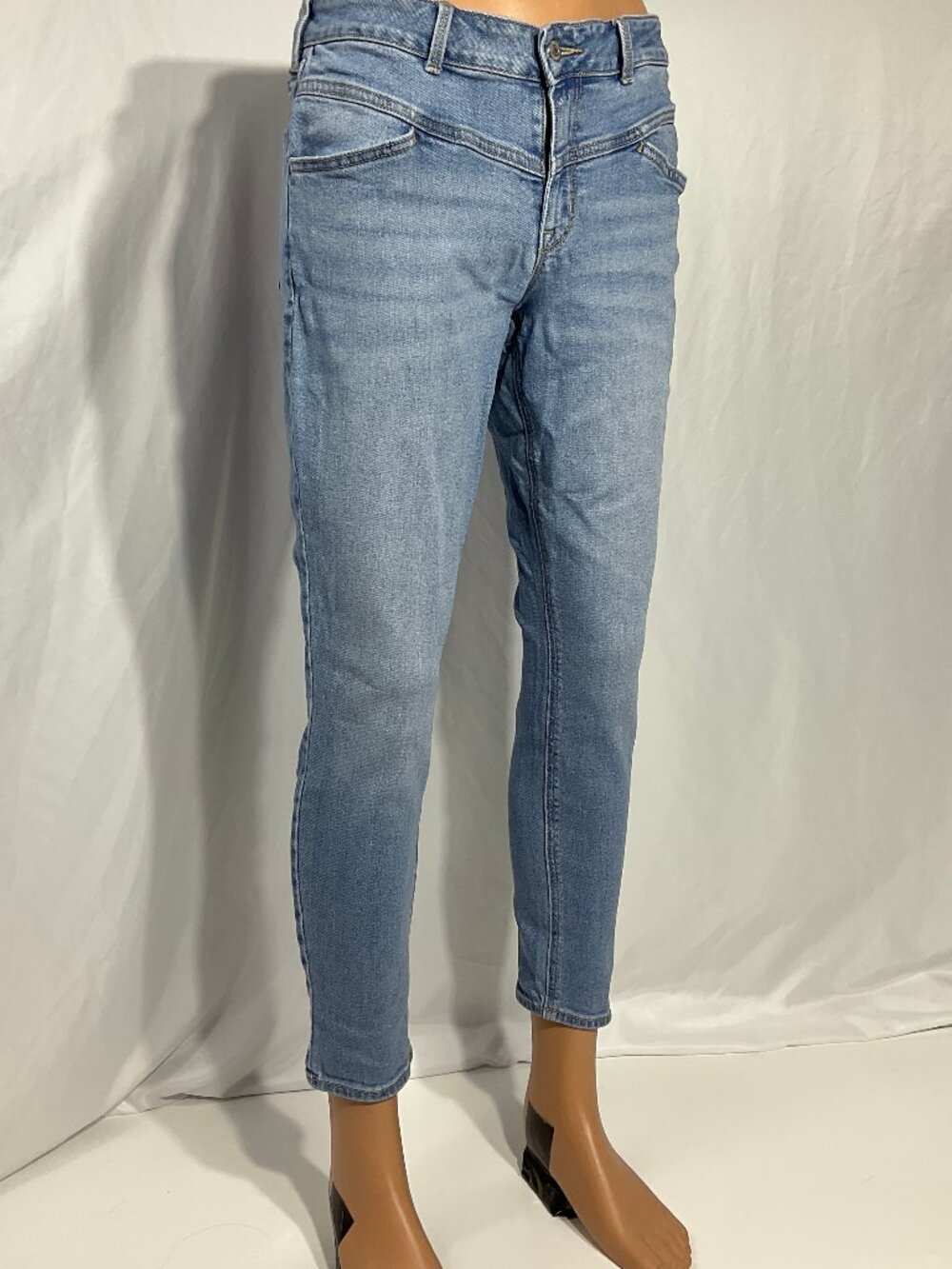 Old Navy Sz 12 Rockstar Super Skinny Mid-Rise Jeans Womens Denim 27.25" Inseam